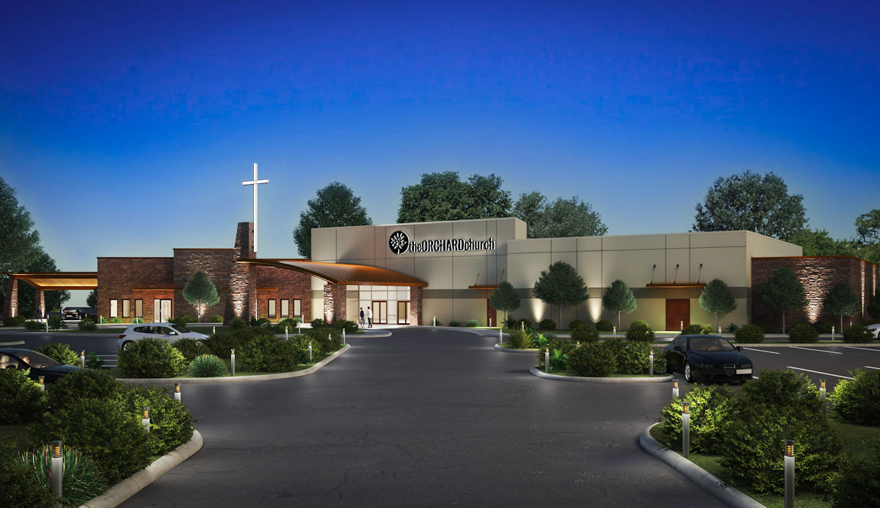 The Orchard Church | Evening Rendering